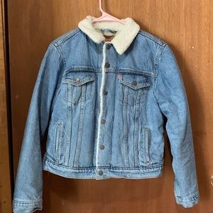 Sherpa Lined Levi Trucker Jacket